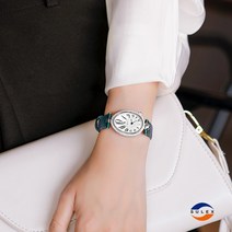 슈럭스 Quartz watch 고급 여성 실크 가죽시계 S025WC+ 선물포장