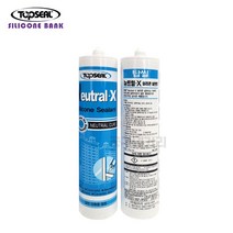탑씰 실리콘 뉴트럴X 중성 경화형 창호 유리공사 건축 벽돌 콘크리트 보수용품 300ml, 오크색