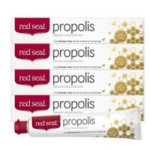 레드씰 뉴질랜드 프로폴리스 허브치약 160x4/ 충치예방 무파라벤 무색소 온가족치약