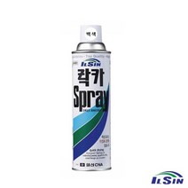 일신 락카 스프레이 420ml, 무광흑색, 1개
