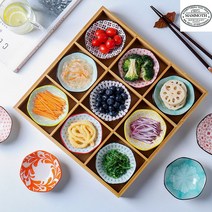 일본 나무그릇 접시 구절판 우드 고바찌 반찬접시 업소용 일식, 옵션16, 1개