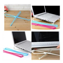 조립식 노트북 거치대 화이트 대형모니터거치대 휴대용