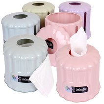 2중 구멍 롤휴지케이스 화장지케이스 두루마리케이스, 파스텔 퍼플