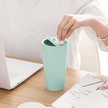 틈새수납 슬림 휴지통(2color), 민트/1_슬림 휴지통_1274983