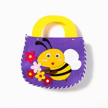 민화샵 펠트 가방만들기 퀼트패키지 펠트공예 유아만들기, 꿀벌 UDOFB0073