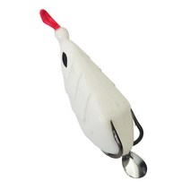 가물치 스타프로그 프로그루어 가물치루어 개구리 앵그리 프로그(6cm/13gx5개) 포퍼 프로그웜 탑워터 개구리웜 배스 루어 가물치낚시, 유선형 흰색 13gx5개