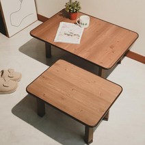 혼술 혼밥 탁자 소형 밥상 폴딩테이블 접이식 작업용 간이책상 쇼파 원룸 책상 태블릿, 티케 좌식 테이블 -소소