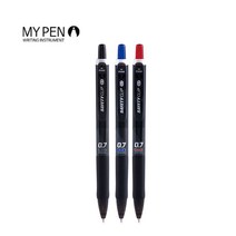 마이펜 세이프티클립 단색 유성 볼펜 0.7mm 12자루, 0.7mm 파랑