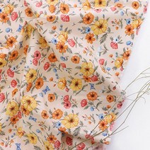 (천마마 -네스홈원단) 복수초, 베이지바탕