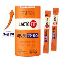 종근당 락토핏 코어맥스 장건강 12종 복합 생유산균 3배 강화 프로바이오틱스, 1통, 120g