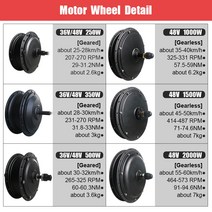 EBike 변환 키트 20-29 인치 700C 350W 48V 전기 자전거 브러시리스 허브 모터 휠. 절단 브레이크 레버 l, 03 36V 350W Front Kit, 01 S866