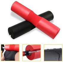 본s마켓_에바바벨패드 쿠션 액세서리 목보호 웨이트기구부자재 역기봉 간편 탈부착_본s마켓, 옵션선택[COLOR/mm]_레드