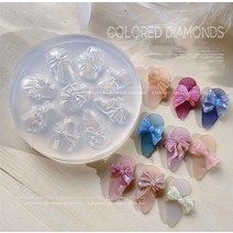 네일아트 나비 꽃 금붕어 3D 아크릴 네일 몰드 궁전 장식 DIY 디자인 실리콘 매니큐어 몰드 네일 아트 1 개 네일팁 네일스티커 네일재료, 02 SP-8-8, 1개