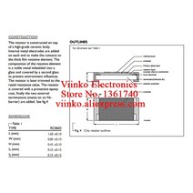 저항기 가변저항 전자 필름100pcs 1 0603 SMD 저항 0R 10M 1/10W 0 0.1 220 330 ohm 1K 2.2K, 167 560K