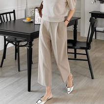 [조아맘] [MADE] 듀오 치즈 핀턱 슬랙스