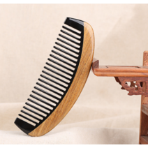 목소장 천연소재 물소뿔빗 나무빗 머리빗 헤어브러쉬, 1개, 20)합목빗 4호