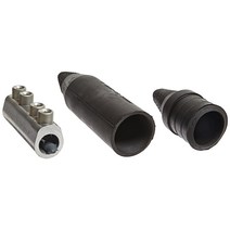 NSI 고무 커버가 있는 다이렉트 매립 스플라이스 키트 2/0 AWG - 500 MCM 와이어 범위 8.1cm(3.2인치), 한개옵션0