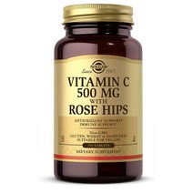 Solgar Vitamin C 500 mg with Rose Hips 솔가 비타민C 로즈힙 250정