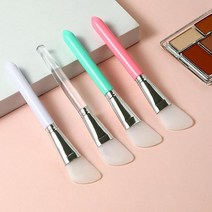 미다인터내셔널 실리콘 팩 브러쉬 모델링팩 고무팩 마스크 페이스 펴바르는 주걱 팩붓 브러시 실리콘브러쉬 화장품 미용 붓 기타브러쉬, 베이스-화이트