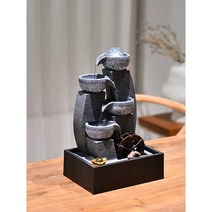 가정용 분수 미니 분수대 물레방아 가습 예쁜 분수대, R2208.소형