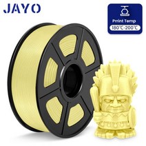 JAYO PETG ABS 실크 필라멘트 1kg 1.75mm 공차 0.02mm FDM 3D 프린터 소재 고강도 100% 버블 필라멘트 없음, PLA Meta Yellow