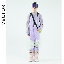 이월스키복 스키복 자켓 상의 벡터 여성 두꺼운 스키 바지 분리형 투웨어 원피스 턱받이 방수 겨울 따뜻하고 방풍 야외 스포츠 스노우 보드