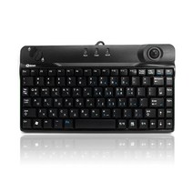 큐센 PTS-K8100UT 트랙볼 미니 키보드, 단품