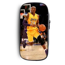 NBA 마이클 조던 LA 레이커스 코비브라이언트 굿즈 필통 파우치 수납 케이스 커리 제임스 농구스타, T