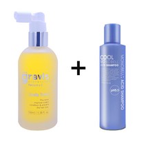 헤어쿨링 스프레이 두피 쿨링 스프레이 스켈프 토닉 100ml 자연유래성분 두피냄새제거 두피청결 + 쿨 샴푸 150ml