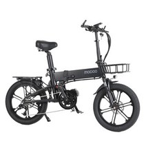 2022 모두스포츠 부릉이 2TB 스페셜 48V 350W 바팡 센터드라이브 20인치 접이식 전기자전거, 블랙