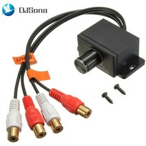 PUZU LVPIN DSP 카오디오 바이크 오토바이앰프 해양보트 볼륨 조절기 자동차 앰프베이스 RCA 게인 레벨 포텐쇼미터 범용 카 오디오 원격 Cont