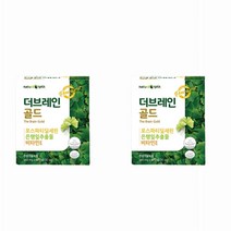 브레인 골드 약2개월분 포그 두뇌 에좋은 영양제 혈행 기능 개선제 기억력 포스파티딜세린, 더브래인골드 60캡슐 1박스