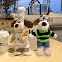 단품 세트 선택형 귀여운 강아지 월레스와 그로밋 안전벨트 커버 인형 클립 쿠션 보호대 소품, 1개, CB.타입 세트(카메라 소품 없음)