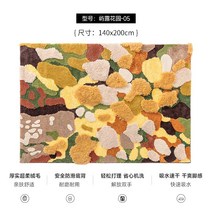 숲 이끼 카펫 침실 긴 스트립 침대 옆 담요 어린이 방 바닥 매트 북유럽 인 스타일 거실 베이 창틀 바닥 매트