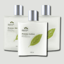꽃을든남자 옴므 남자 스킨 + 로션 3종세트, 로션 2개+스킨 1개