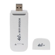유심 라우터 이동식 와이파이 인터넷 에그 데이터 차량용 4g lte 유니버셜 무선 소형 모뎀 동글 150mbps 모바일 휴대용 자동차 4g 카드 150mbps 잠금 해제, 하얀