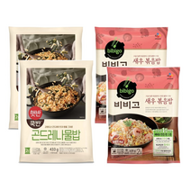비비고 새우볶음밥420gx2개+곤드레나물밥433gx2개, 1세트