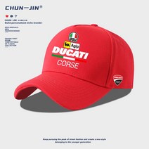 DUCATI 두카티 레이싱 레이싱 오토바이 모자 캡모자 바이크 동호회, 야구 모자 - 네이비 - (2)