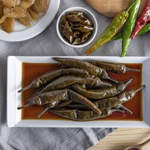 사계절반찬 간장고추지 절임 장아찌 국내가공, 200g