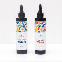 UV LED레진 200g 대용량 고투명 네일 & 공예용 레진아트, 4.고점도200g