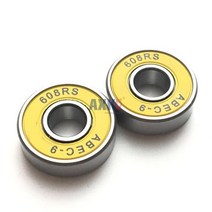 스러스트 베어링 풀러 볼 세트 608zz 여러 색상 608 2rs 8 22 7 Mm 스케이트 보드 스쿠터 롤러 2021 Rs 무료, 20 PCS, 05 ABEC-9 2RS(YELLOW)