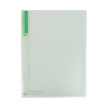 플러스샵 투포켓 홀더 화일 5색상 A4 PP 1묶음 10매입, 연두 10묶음 100매입