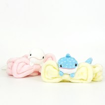 플러시플러시 벨루가 고래상어 세안밴드 헤어밴드 HAIR BAND 화장밴드 머리카락 고정, 고래상어(WHALE SHARK)