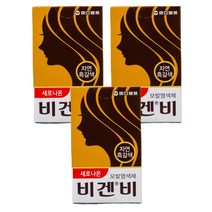 동아제약 새로나온 비겐비 5g 3개 자연흑갈색, 자연흑갈색 3개