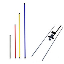 골프 얼라이먼트 스틱 에이밍스틱 스윙 연습기, 60cm, 화이트