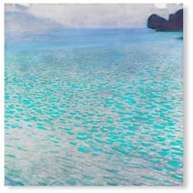 더홈아트 캔버스액자 클림트 아테제 호수