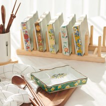 2칸 물결 칸칸접시 이자까야 감성 나눔그릇 개인 앞접시 찬기 회그릇 만두그릇 초밥그릇 소분그릇 돈가스그릇 종지 소스 튀김접시 일식그릇 플레이팅 트레이 다용도 스시 안주 칸막이 접시, 소 사이즈-E (2P)