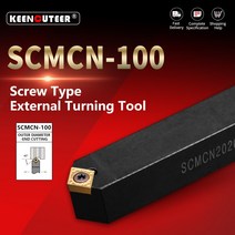 외부 선삭 공구 SCMCN-100 SCMCN1010 SCMCN1616 SCMCN SCMCN2525 obtuse 앵글 커터 바 CNC 선반 터닝 홀더, [05] SCMCN2525M12-100, 05 SCMCN2525M12-100