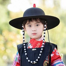 어린이갓 선비갓 사또 사극 대감 유아 한복 모자 장식