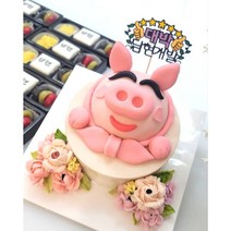 대구 개업떡 돼지떡케이크 2단